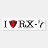 Ik hou van RX-7 Bumpersticker (Voorkant)