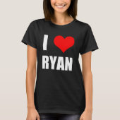 Ik hou van Ryan Heart T-shirt (Voorkant)