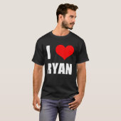 Ik hou van Ryan Heart T-shirt (Voorkant volledig)