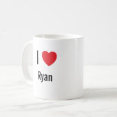 Ik hou van Ryan Koffiemok (Voorkant links)