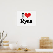 Ik hou van Ryan Poster (Keuken)