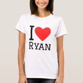 Ik hou van ryan t-shirt (Voorkant)