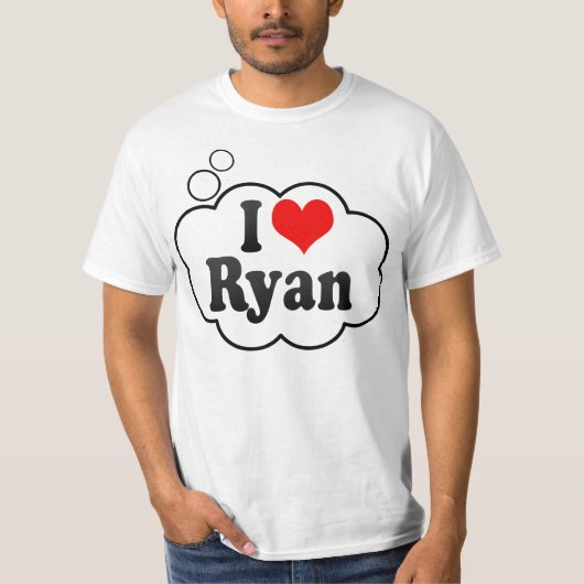 Ik hou van Ryan T-shirt (Voorkant)