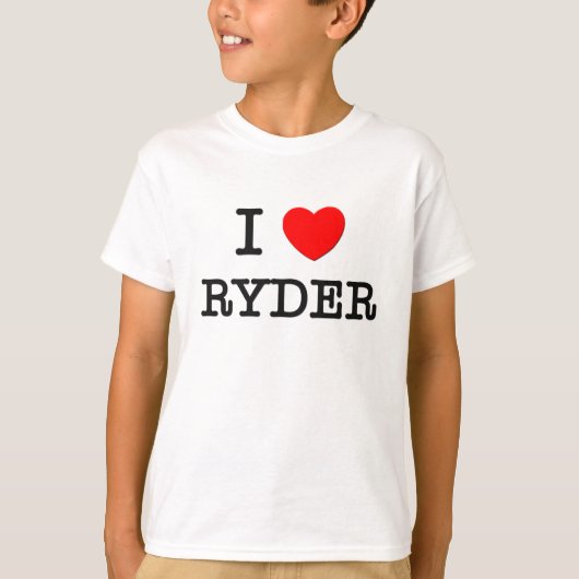 Ik hou van Ryder T-shirt (Voorkant)