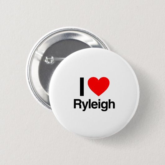 ik hou van ryleigh ronde button 5,7 cm (Voorkant /achterkant)