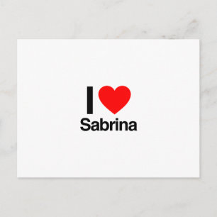 ik hou van sabrina briefkaart