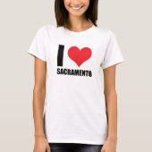 Ik hou van Sacramento T-shirt (Voorkant)