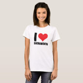 Ik hou van Sacramento T-shirt (Voorkant volledig)