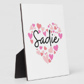 Ik hou van Sadie Fotoplaat (Zijkant)