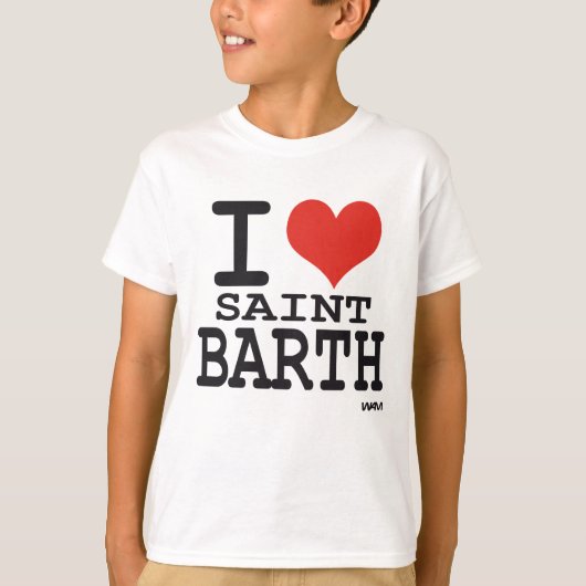 Ik hou van Saint Barth - St Barthelemy T-shirt (Voorkant)
