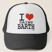 Ik hou van Saint Barth - St Barthelemy Trucker Pet (Voorkant)