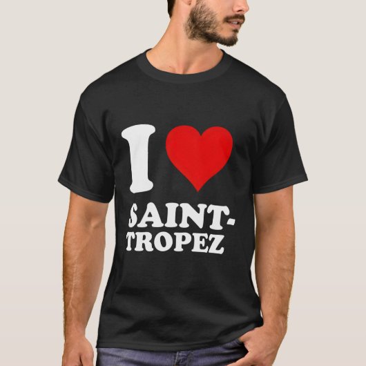 Ik hou van Saint-Tropez T-shirt (Voorkant)
