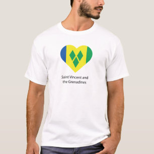 Ik hou van Saint Vincent en de Grenadines T-shirt