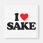 IK HOU VAN SAKE MAGNEET (Voorkant)