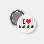 Ik hou van Salalah, Oman Magneet (Voorkant / Achterkant)