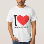 Ik hou van salamandra's t-shirt<br><div class="desc">Ik hou van salamandra's,  voor dierenkoninkrijksliefhebbers</div>