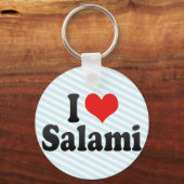 Ik hou van Salami Sleutelhanger (Voorkant)
