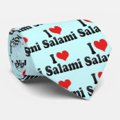 Ik hou van Salami Stropdas (Opgerold)