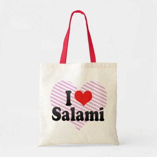 Ik hou van Salami Tote Bag (Voorkant)