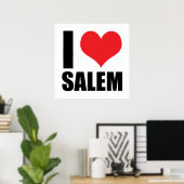Ik hou van Salem Poster (Thuiskantoor)