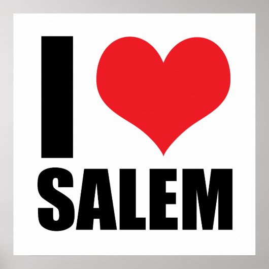Ik hou van Salem Poster (Voorkant)