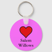 Ik hou van Salem Willows Sleutelhanger (Voorkant)
