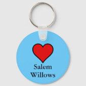 Ik hou van Salem Willows Sleutelhanger (Voorkant)