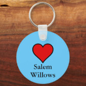 Ik hou van Salem Willows Sleutelhanger (Voorkant)