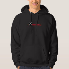 Ik hou van salmiakki hoodie