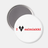 Ik hou van salmiakki magneet (Voorkant / Achterkant)