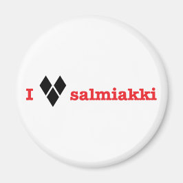 Ik hou van salmiakki magneet