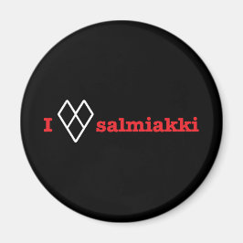 Ik hou van salmiakki magneet