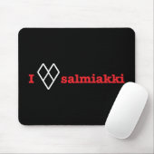 Ik hou van salmiakki muismat (Met muis)
