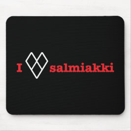Ik hou van salmiakki muismat