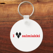 Ik hou van salmiakki sleutelhanger (Voorkant)