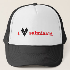 Ik hou van salmiakki trucker pet