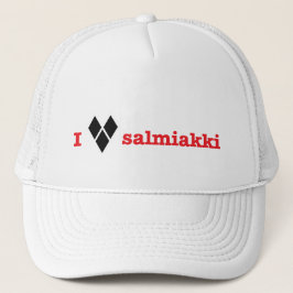 Ik hou van salmiakki trucker pet