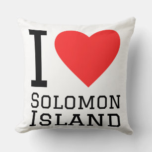 Ik hou van Salomonseilanden  Kussen