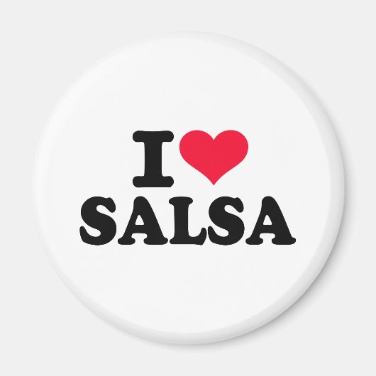 Ik hou van salsa magneet (Voorkant)
