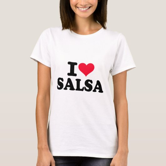 Ik hou van salsa t-shirt (Voorkant)
