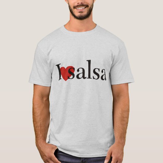 Ik hou van salsa t-shirt (Voorkant)