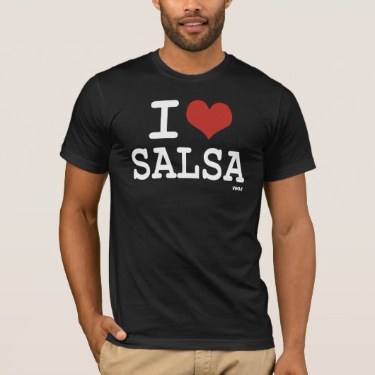 Ik hou van Salsa T-shirt (Voorkant)