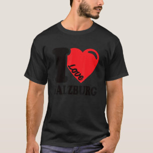 Ik hou van Salzburg in Oostenrijk en ik hou van Sa T-shirt