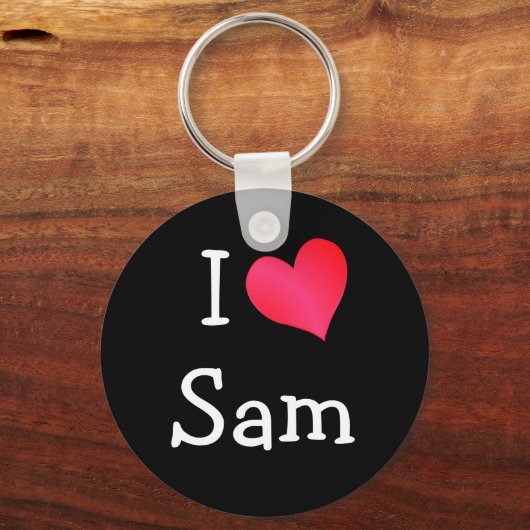 Ik hou van Sam Sleutelhanger (Voorkant)