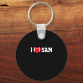 Ik hou van sam sleutelhanger (Voorkant)