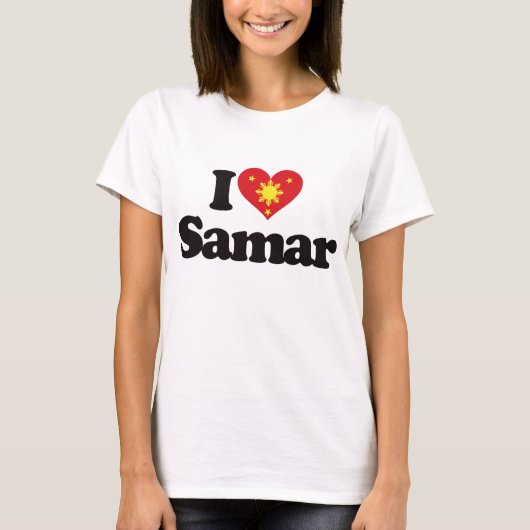 Ik hou van Samar T-shirt (Voorkant)