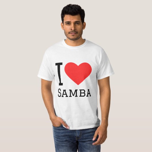 Ik hou van samba t-shirt (Voorkant volledig)