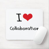 Ik hou van samenwerking muismat (Met muis)