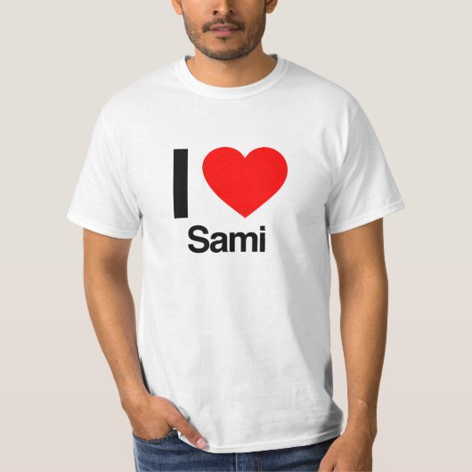 ik hou van sami t-shirt (Voorkant)