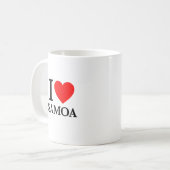 Ik hou van Samoa Koffiemok (Voorkant links)